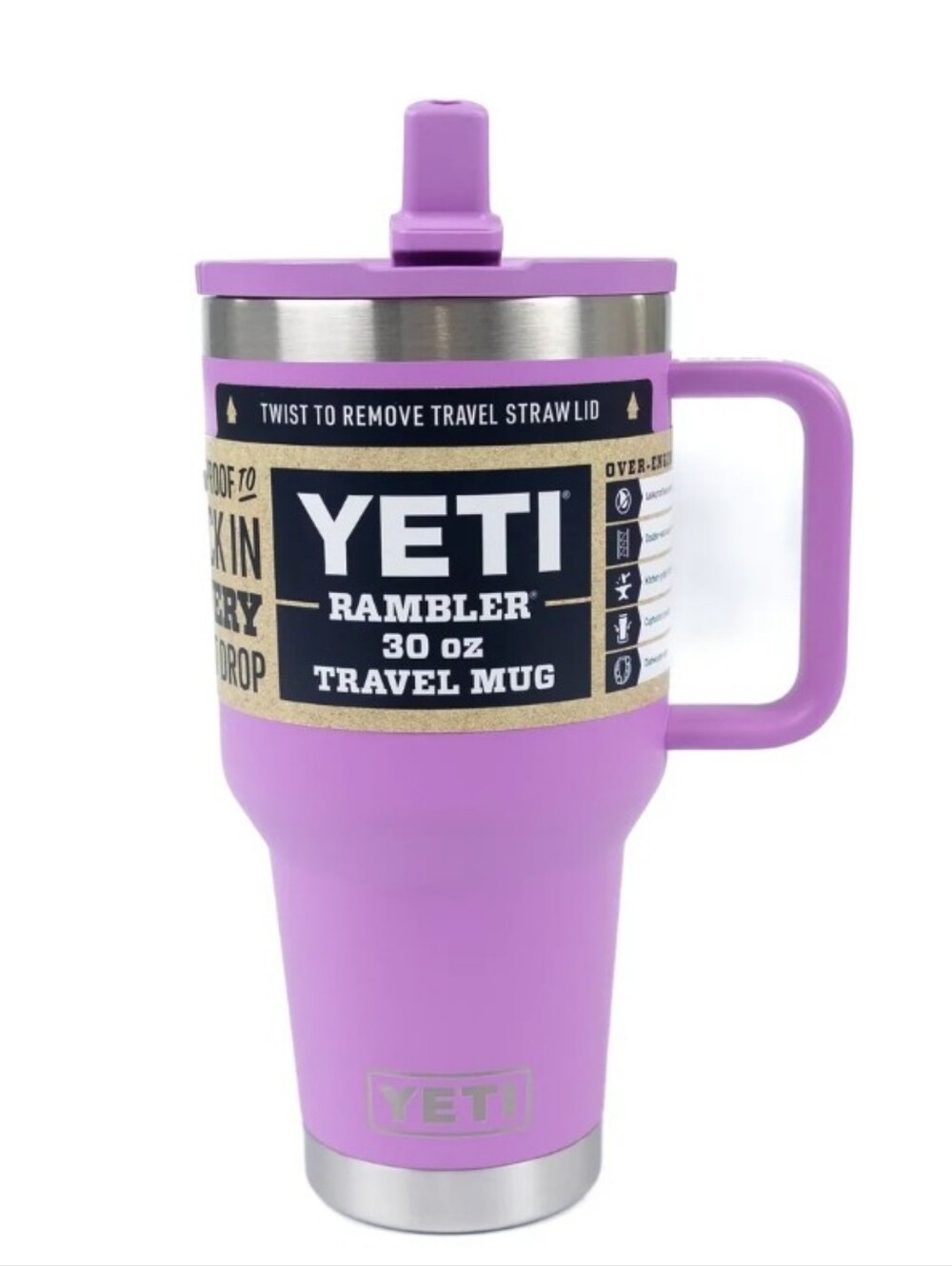 Yeti Ramblee 30oz Travel Mug w/Collapsible Straw- Desert Bloom